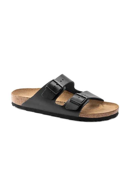 Birkenstock - Δερμάτινες παντόφλες Arizona μαύρο