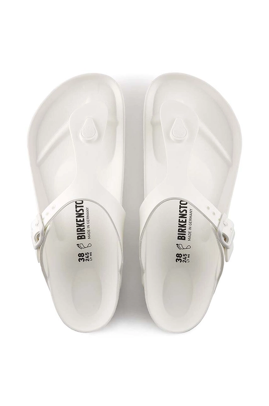 Birkenstock japonki Gizeh Eva kolor biały na płaskim obcasie 128221 ...