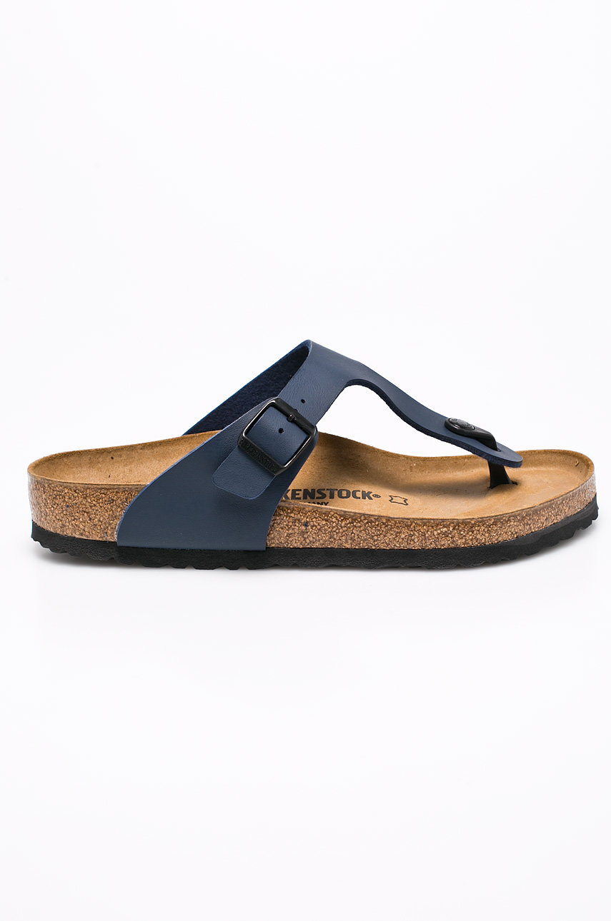 Birkenstock flip flops Gizeh men's blue color at PRM US