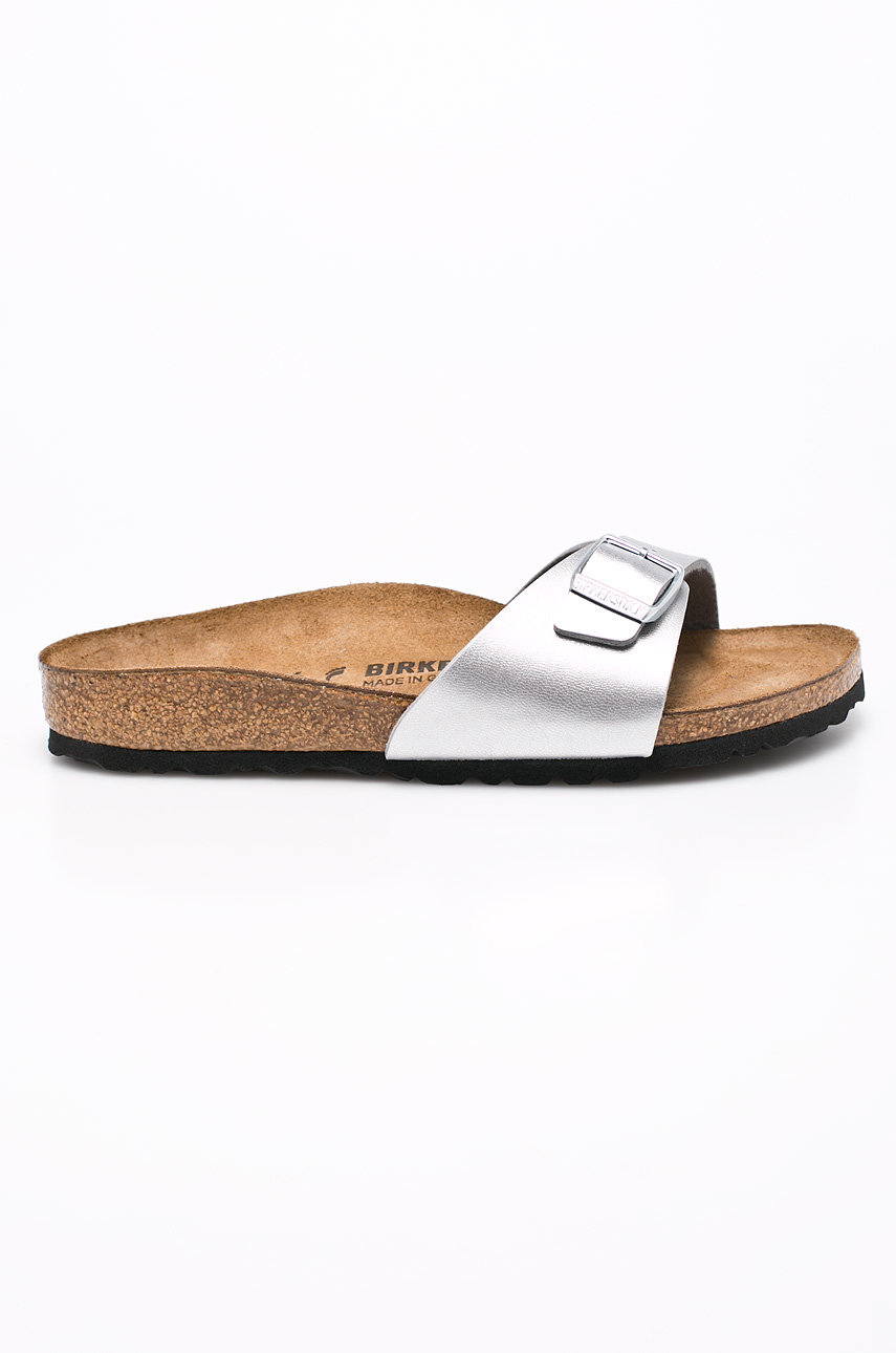 ασημί Birkenstock παντόφλες Γυναικεία