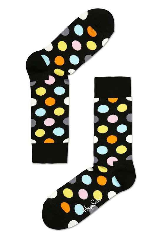 μαύρο Happy Socks - Κάλτσες Big Dot D Γυναικεία