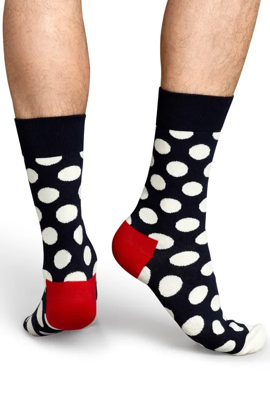 Happy Socks - Ponožky Big Dot M tmavomodrá