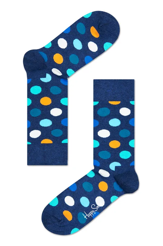 tmavomodrá Happy Socks - Ponožky Big Dot Pánsky