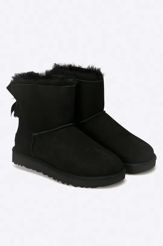 UGG suede snow boots Mini Bailey Bow II black