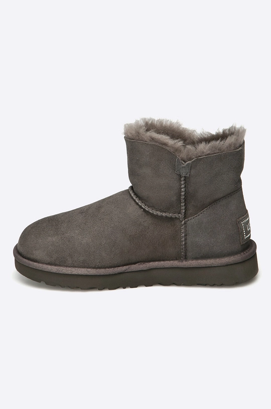 UGG Botki Mini Bailey Button Bling Cholewka: Skóra zamszowa, Wnętrze: Materiał tekstylny, Skóra naturalna, Podeszwa: Materiał syntetyczny