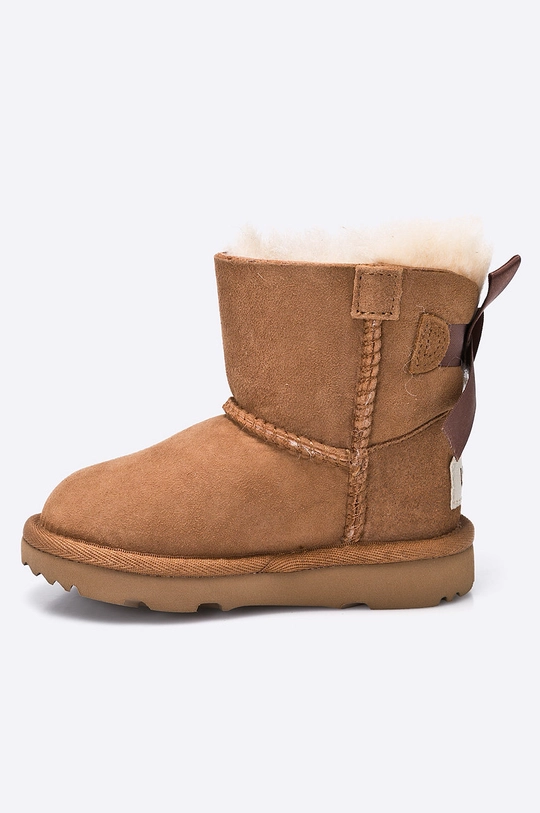 UGG - Detské topánky Mini Bailey Bow II  Zvršok: Prírodná koža Vnútro: Vlna Podrážka: Syntetická látka