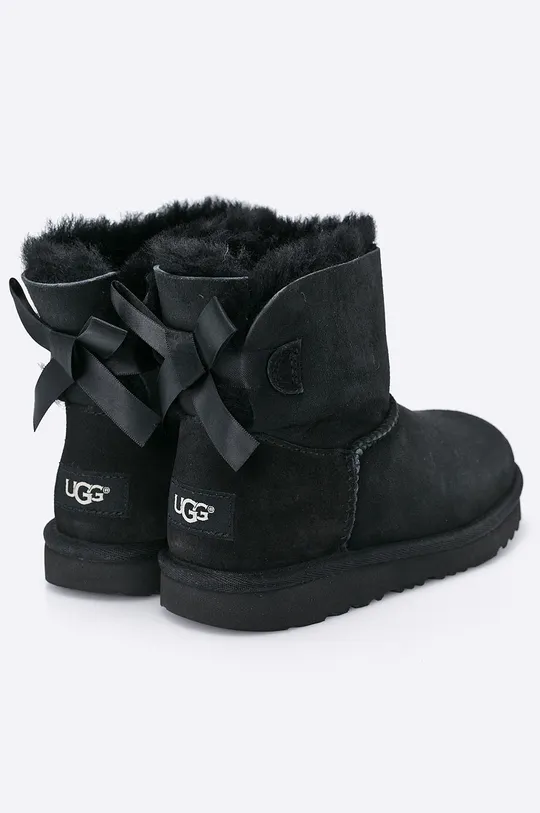 czarny UGG obuwie zimowe Mini Bailey Bow II dziecięce