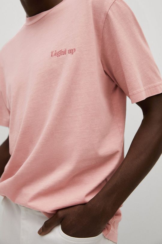 Mango Man T-shirt bawełniany LIGHTGD