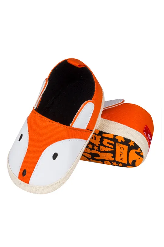 oranžová Soxo - Detské papuče Chlapčenský