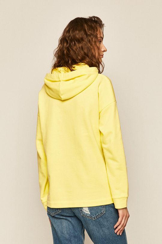 Bluza damska z kapturem żółta 100 % Bawełna