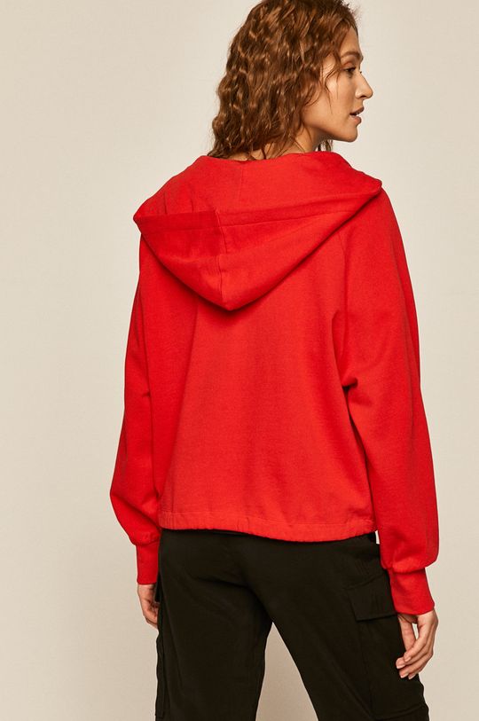 Bluza damska z kapturem czerwona 100 % Bawełna