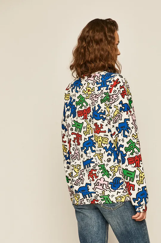 Bluza damska by Keith Haring biała 100 % Bawełna