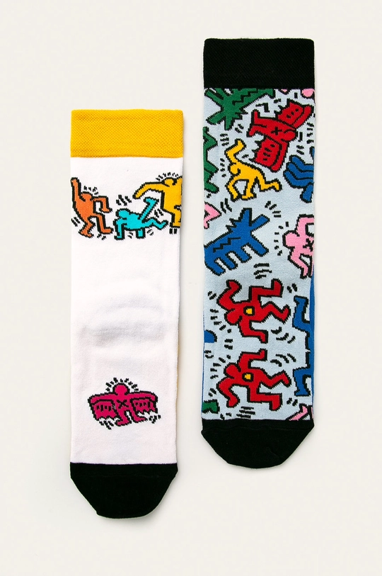 multicolor Medicine - Skarpetki by Keith Haring (2 pack) Damski