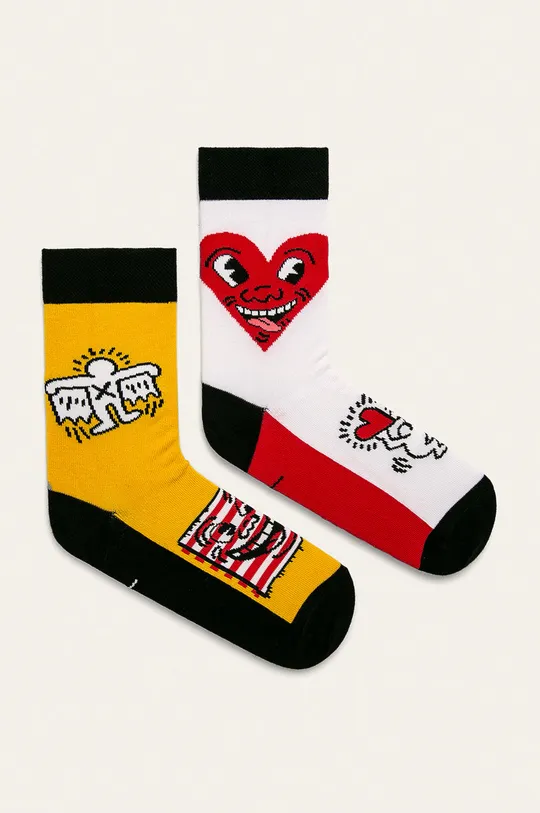 πολύχρωμο Medicine - Κάλτσες by Keith Haring (2-pack) Γυναικεία