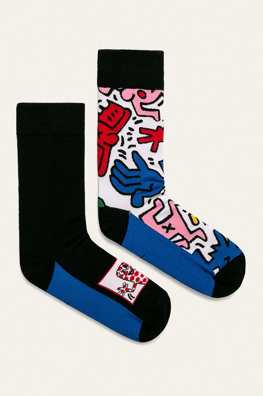 multicolor Skarpetki męskie by Keith Haring (2-pack) Męski