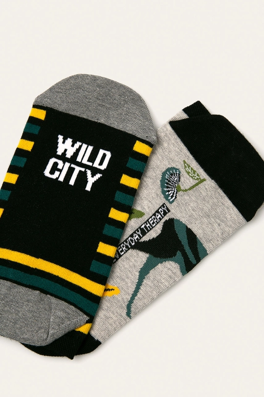 Stopki męskie WILD CITY (2-pack) 75 % Bawełna, 2 % Elastan, 23 % Poliamid