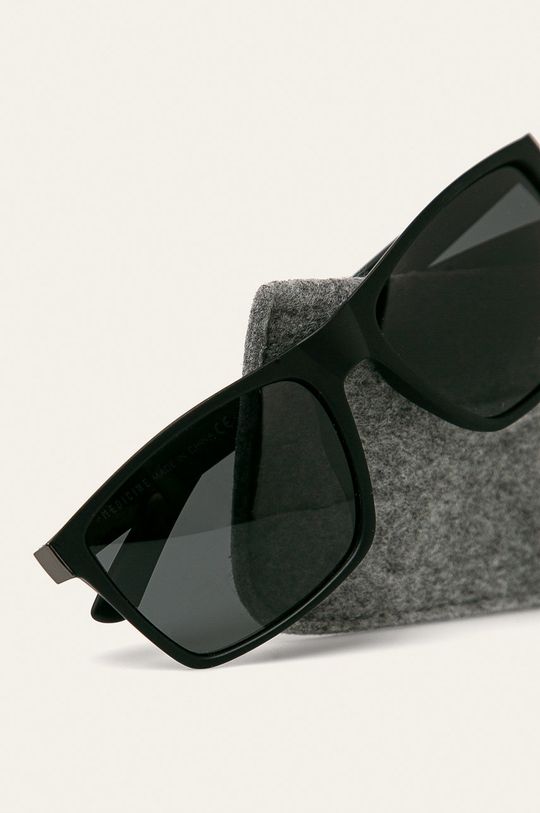 Okulary przeciwsłoneczne męskie z polaryzacją czarne Miedź, Polikarbon