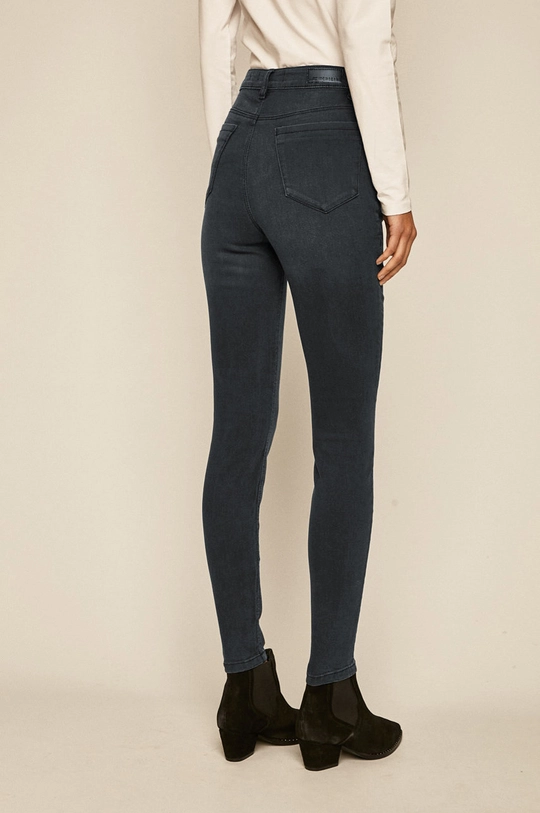 Jeansy damskie skinny granatowe  82 % Bawełna, 2 % Elastan, 16 % Poliester