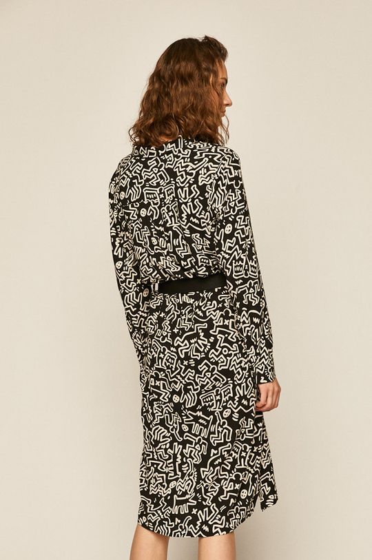 Sukienka damska by Keith Haring czarna 100 % Wiskoza