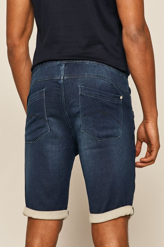 Szorty męskie jeansowe granatowe 69 % Bawełna, 11 % Poliester, 20 % Wiskoza