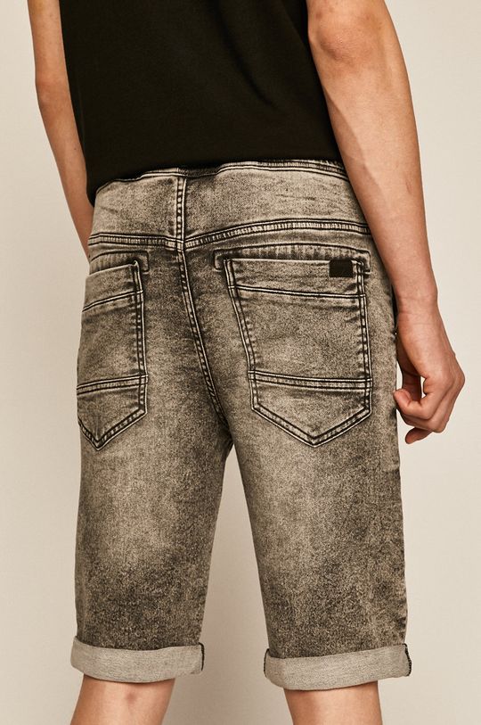 Szorty męskie jeansowe szare 98 % Bawełna, 2 % Elastan