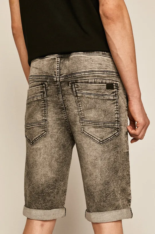 Szorty męskie jeansowe szare 98 % Bawełna, 2 % Elastan