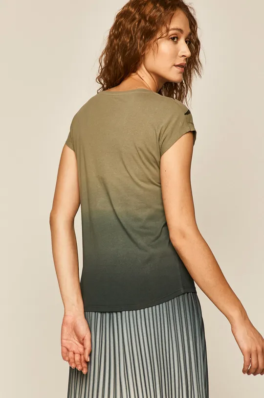 T-shirt damski z bawełny organicznej z nadrukiem 100 % Bawełna organiczna