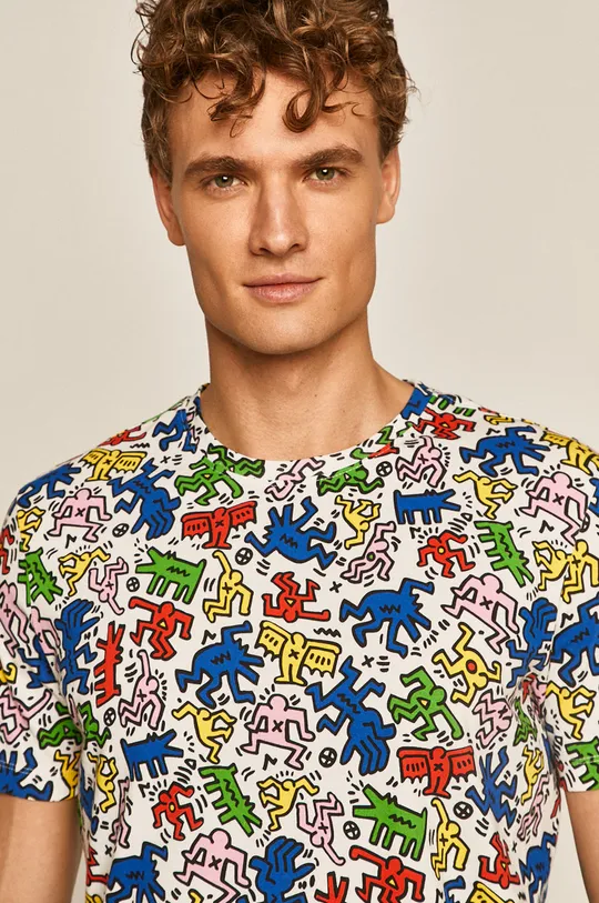 biela Medicine - Pánske tričko by Keith Haring