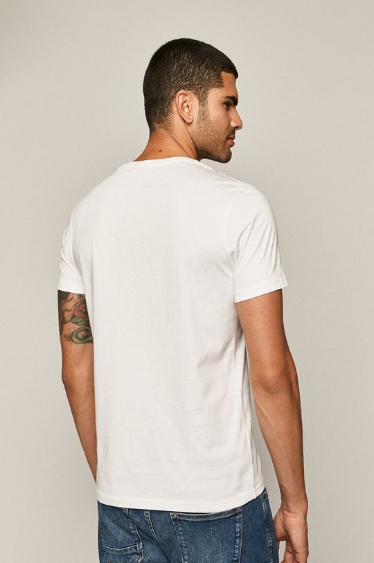 T-shirt męski z nadrukiem Stranger Things biały 100 % Bawełna