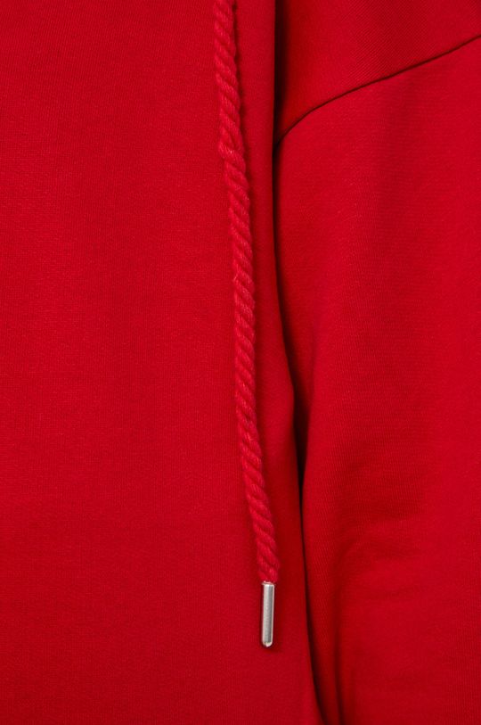 Bluza damska z kapturem czerwona