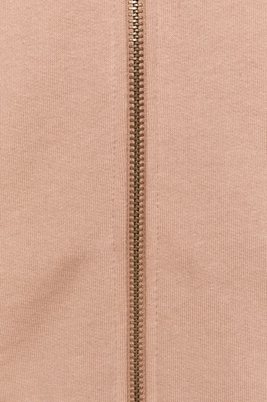 Długa bluza damska z kapturem różowa Damski