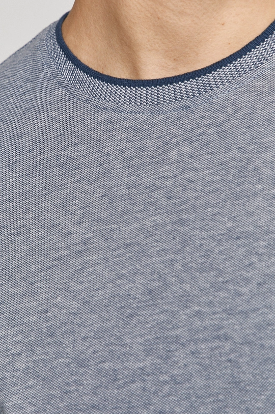 Longsleeve męski niebieski