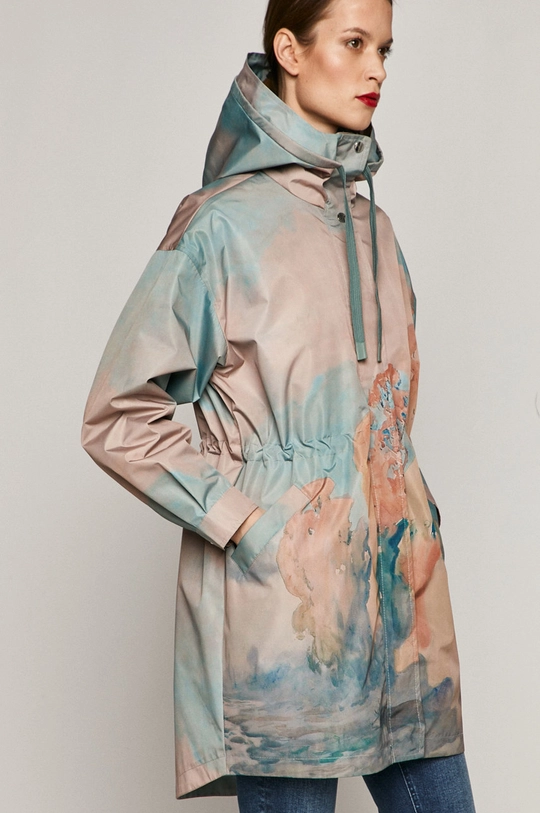 Parka damska z kolekcji EVIVA L’ARTE multicolor