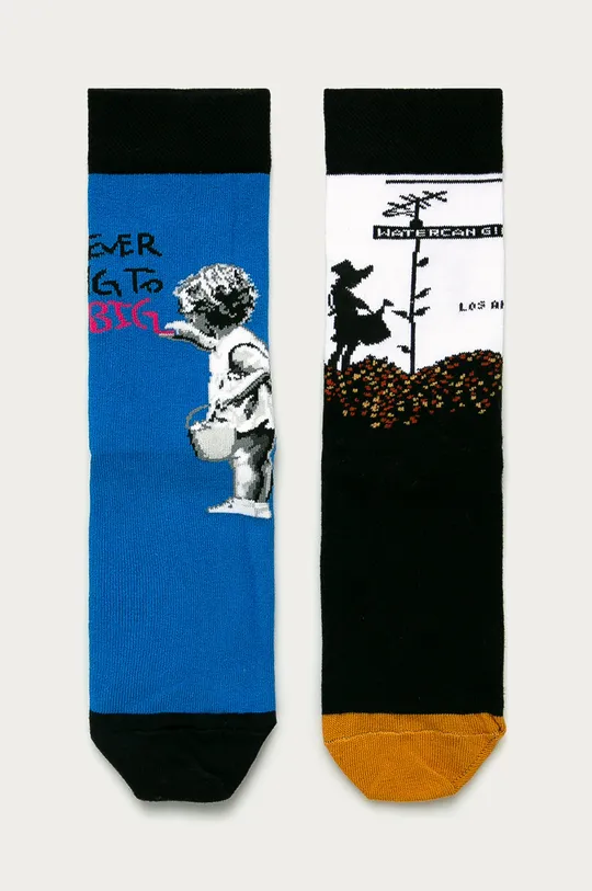 viacfarebná Medicine - Ponožky Banksy’s Graffiti  (2-pak) Dámsky