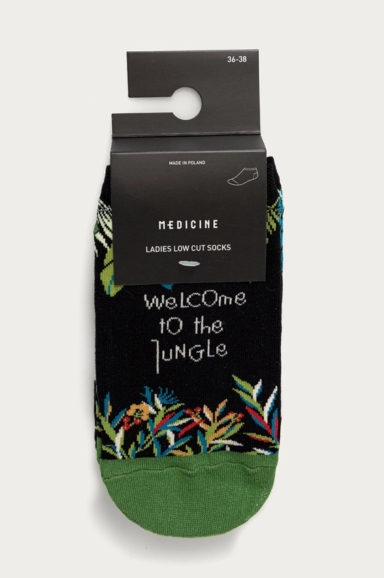 Skarpetki damskie Welcome to the jungle (2-pack) 75 % Bawełna, 2 % Elastan, 23 % Poliamid