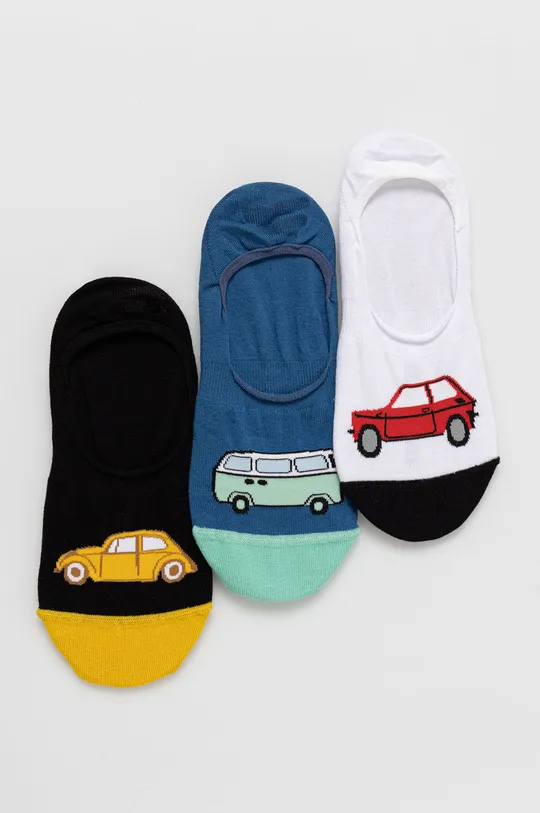 viacfarebná Medicine - Ponožky Cars (3-pak) Pánsky