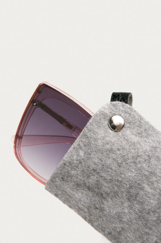 różowy Okulary przeciwsłoneczne damskie typu kocie oczy różowe
