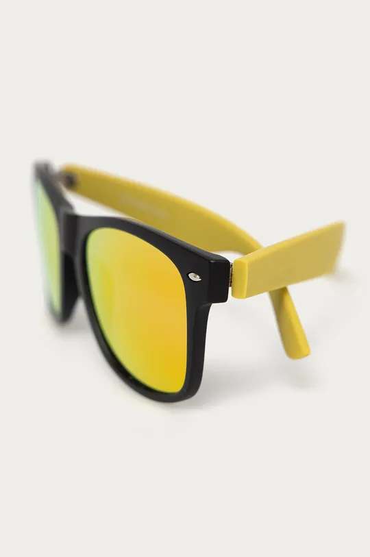 Okulary przeciwsłoneczne męskie w prostokątnej oprawie 100 % Poliwęglan