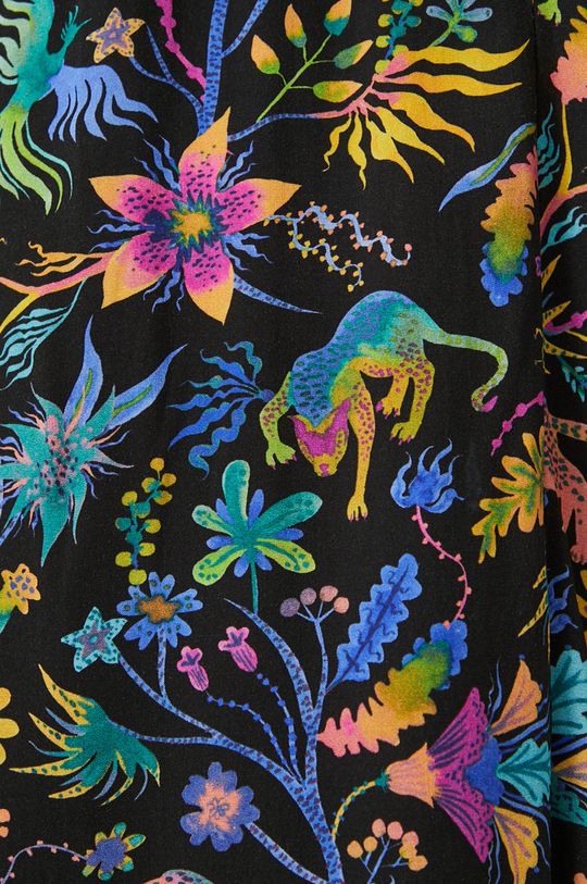 multicolor Wzorzyste spodnie damskie culotte