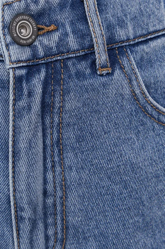 niebieski Szorty damskie jeansowe niebieskie