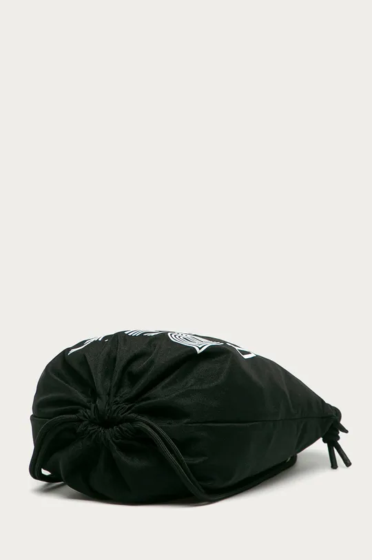 czarny Plecak worek męski z poliestru z recyklingu czarny
