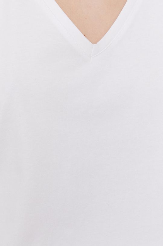 T-shirt damski z bawełny organicznej biały Damski