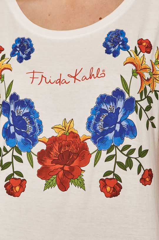 T-shirt damski Frida Kahlo biały