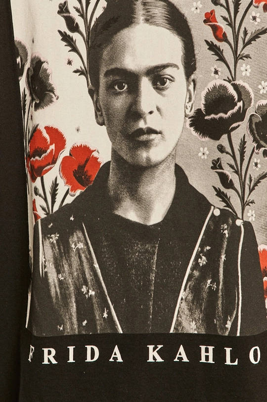 T-shirt damski Frida Kahlo czarny