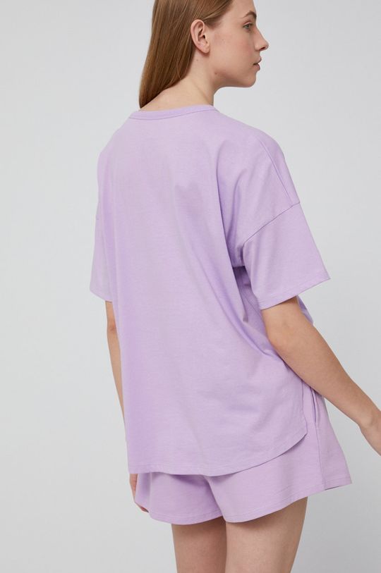 T-shirt damski z bawełny organicznej różowy 100 % Bawełna organiczna