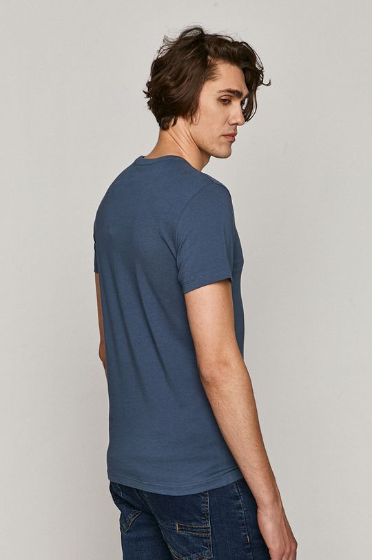 T-shirt męski z kolekcji EVIVA L’ARTE z bawełny organicznej niebieski <p>100 % Bawełna organiczna</p>