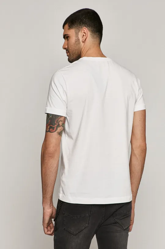 T-shirt męski z kolekcji EVIVA L’ARTE z bawełny organicznej biały <p>100 % Bawełna organiczna</p>