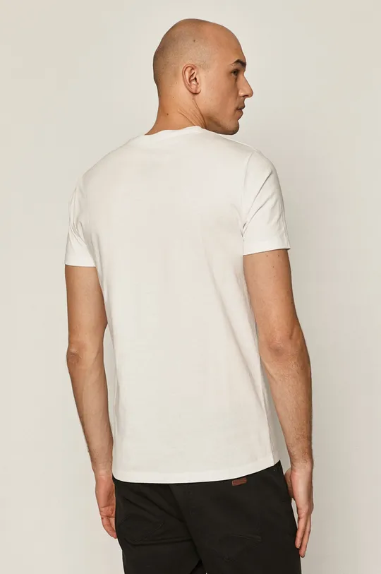 T-shirt męski z bawełny organicznej biały <p>100 % Bawełna organiczna</p>