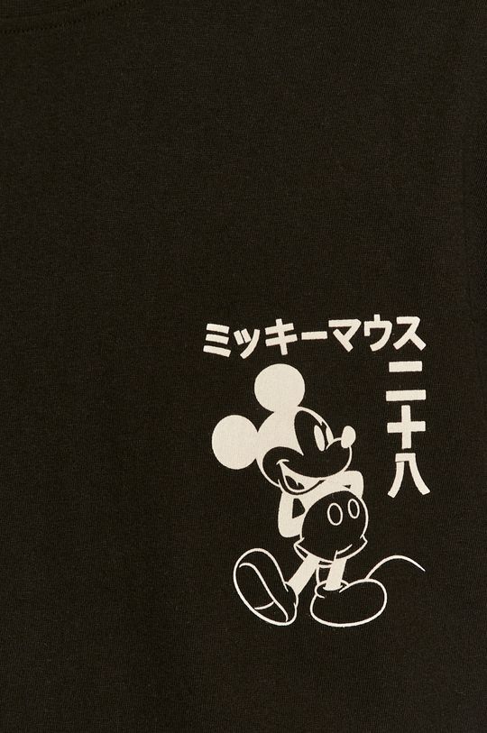T-shirt męski z nadrukiem Mickey Mouse czarny Męski
