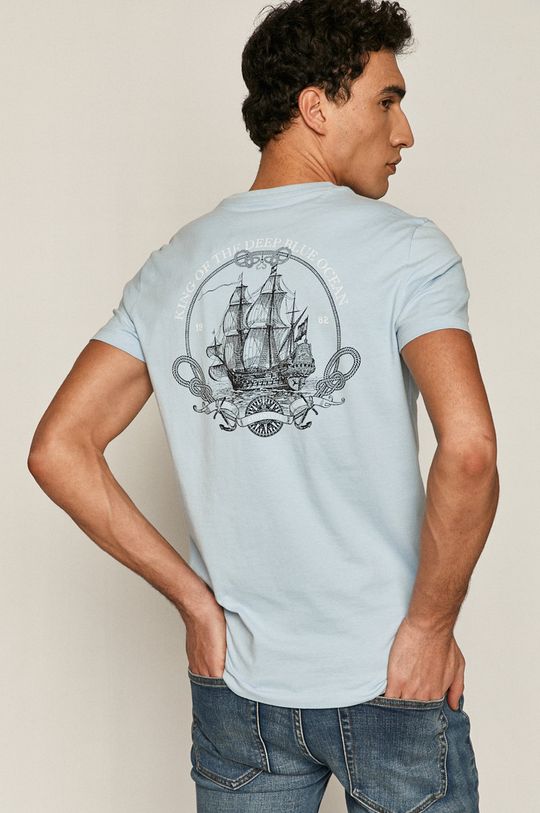 blady niebieski Medicine - T-shirt Ships & Maps Męski